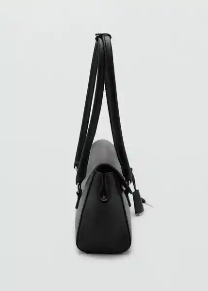Bolso M Siena Negro Talla 99 Mujer Mango