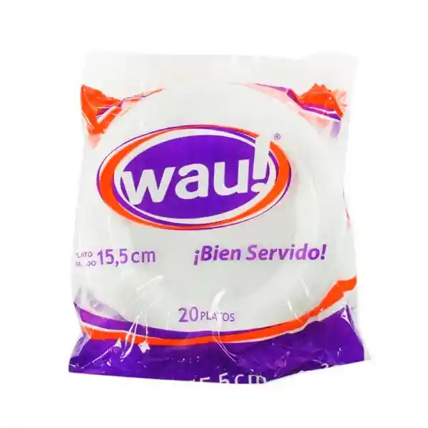Wau! Plato Pando Espumado 15 cm 10264