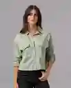 Camisa Mujer Verde Golfo Medio Talla XL 90694 Rifle