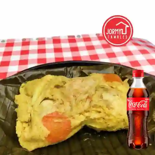 Combo Tamal con Costilla + Coca Cola Original 400 ml