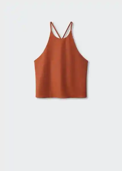 Top Diego2 Caramelo Talla XL Mujer Mango