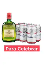 Combo Buchanans 12 Anos + Budweiser