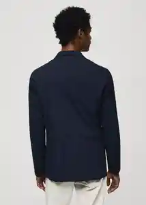 Blazer Americana Aneto Navy Talla 52 Hombre Mango