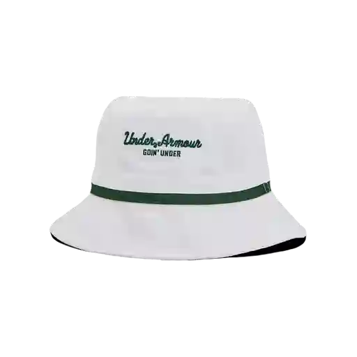Under Armour Gorra Unisex Driver Golf Bucket Blanco 1383483-101