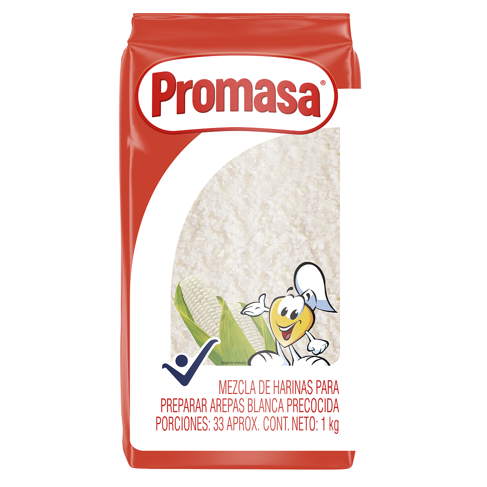 Promasa Harina Precocida Maíz Blanca 1000g