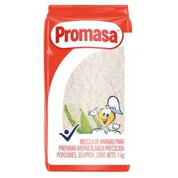 Promasa Harina Precocida Maíz Blanca 1000g