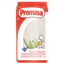 Promasa Harina Precocida Maíz Blanca 1000g