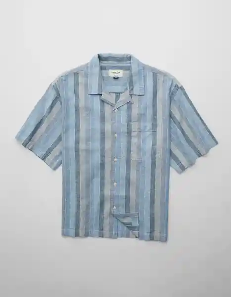 Camisa Hombre Azul Talla: X-LARGE 2734494 American Eagle