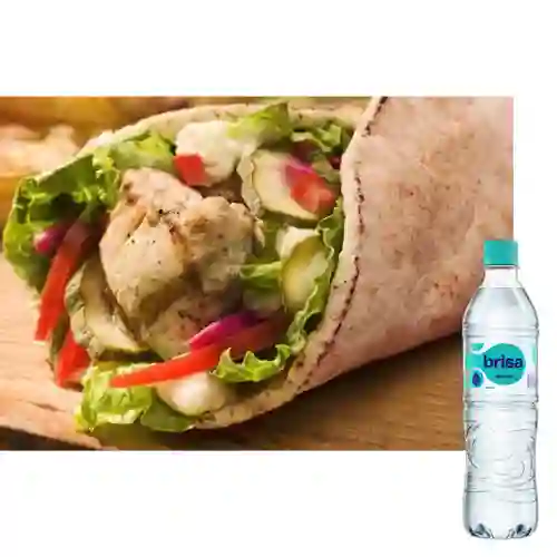 Combo Shawarma Chicken + Brisa Sin Gas 600ML