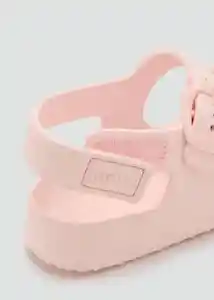 Chanclas Paupb Rosa Pastel Talla 23 Niña Mango