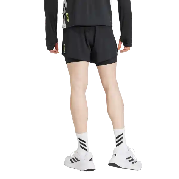 Adidas Pantaloneta Adizero 2I1 M Correr Hombre Negro Talla XL