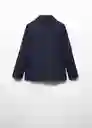 Chaqueta Russ Navy Talla 07 Niños Mango