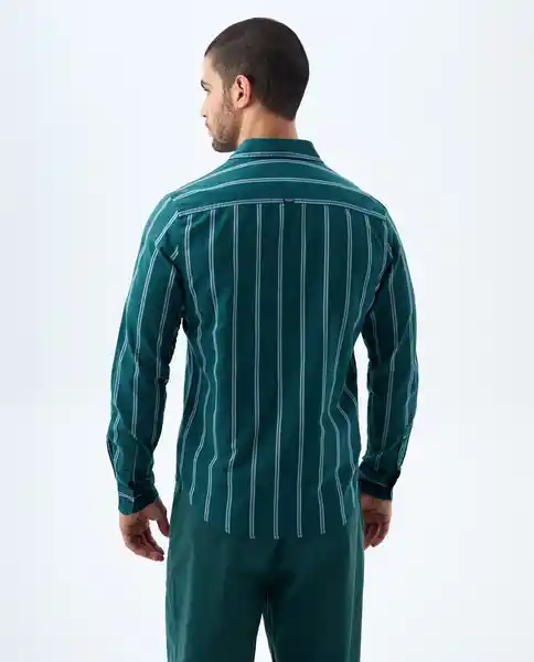 Camisa Hombre Verde Talla XL 819f502 Americanino