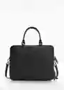 Bolso M Brasilia Negro Talla 99 Hombre Mango