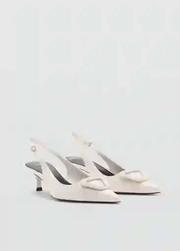 Zapatos Branie Blanco Talla 40 Mujer Mango