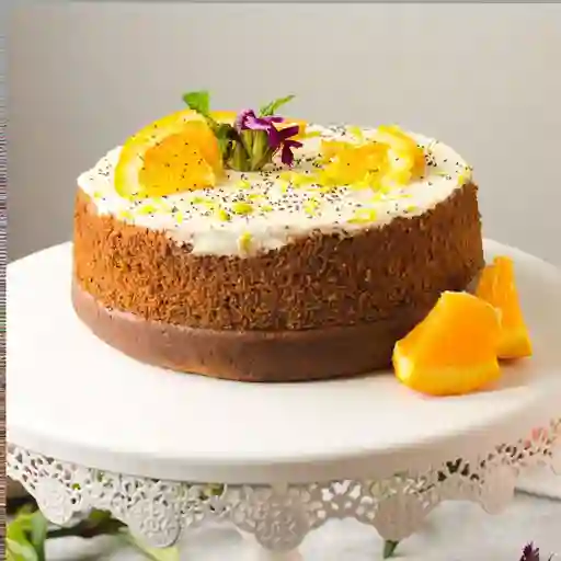 Torta naranja amapola