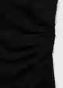 Vestido Kelly Negro Talla S Mujer Mango