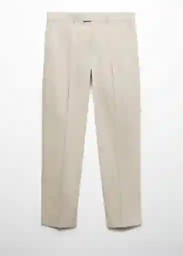 Pantalón Jon Beige Talla 44 Hombre Mango