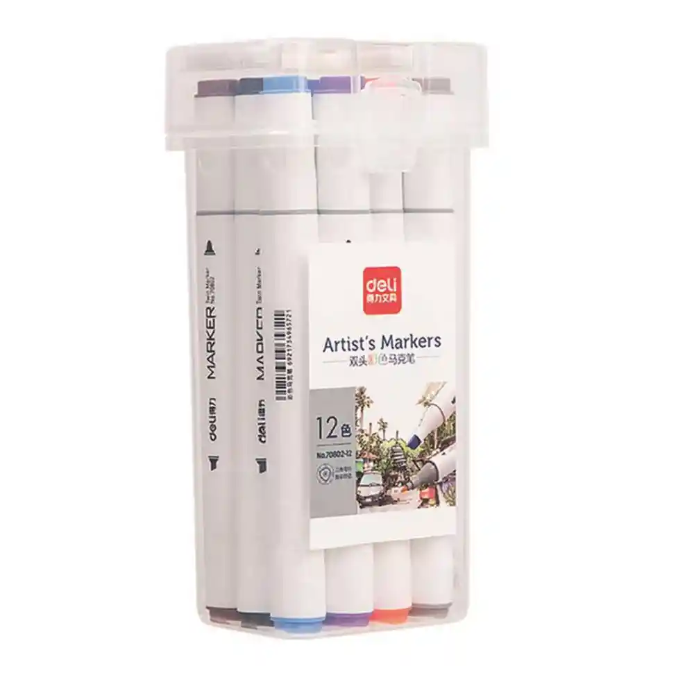 Sketch Marker Triangular X12 Deli 70802-12