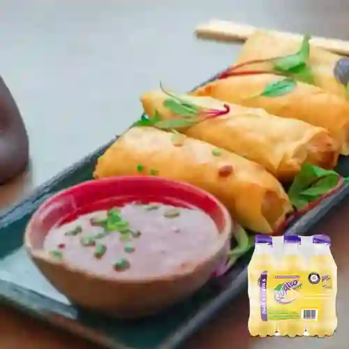 Combo Eggroll X 4 + Quatro 400Ml