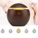 Humidificador Domo Madera Café Oscuro