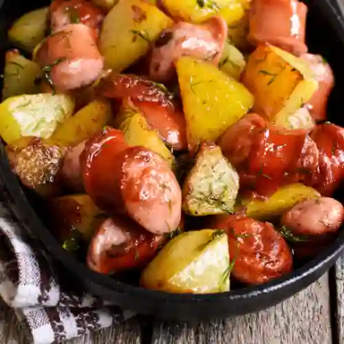 Choripapa Vegano