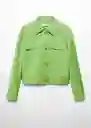 Chaqueta Blair-W Verde Talla M Mujer Mango