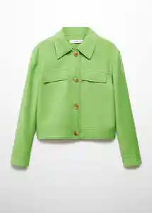 Chaqueta Blair-W Verde Talla M Mujer Mango