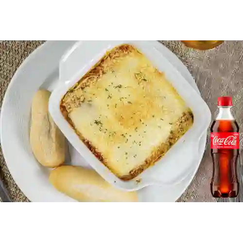 Combo Lasagna de la Nonna + Coca Cola Original 400 ml