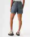 Short Mujer Azul Talla 6 352G005_AZU174021 Americanino