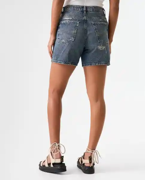 Short Mujer Azul Talla 6 352G005_AZU174021 Americanino