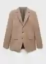 Blazer Americana na Milan Beige Talla 50 Hombre Mango