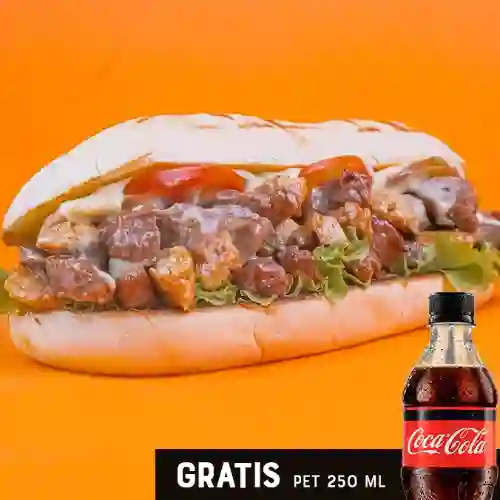 Sándwich Mixto (pollo y Carne de Res)