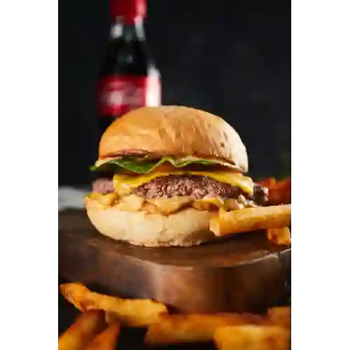 Combo Cheese Burger + Coca-Cola Zero 400 ml
