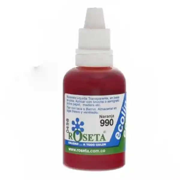 Acuarela Liquida Ref. 10011 Rojo Cadmio