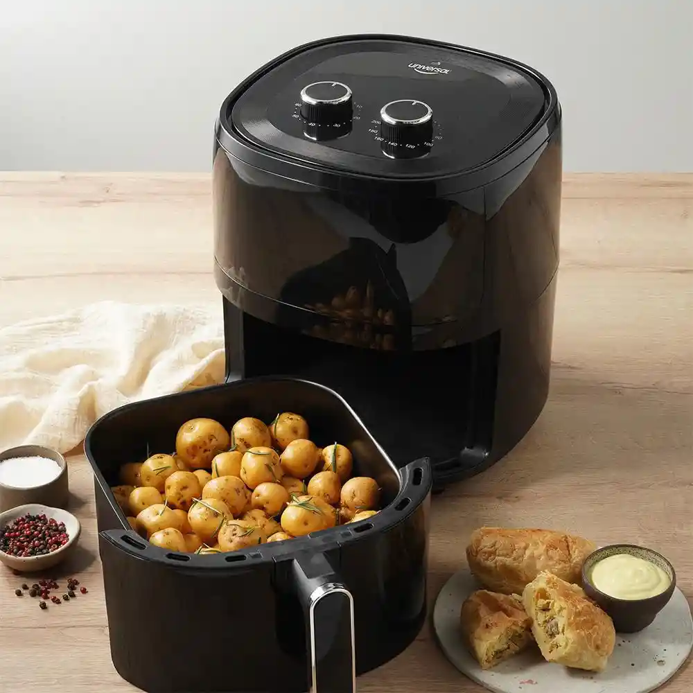 Freidora de Aire Masterfryer 4.8 Lt Universal Mecánica Negro L87560