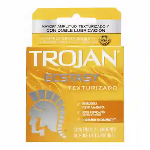 Trojan Preservativo Texturizado Ecstasy