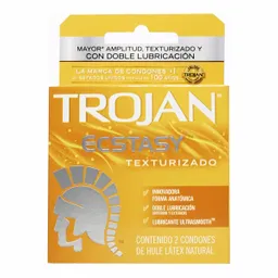 Trojan Preservativo Texturizado Ecstasy