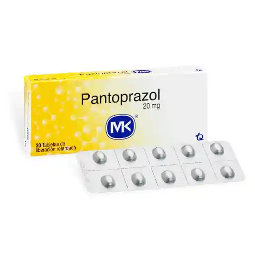 Mk Pantoprazol (20 mg) 30 Tabletas