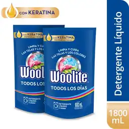 Woolite Detergente Líquido Todos los Días con Keratina 
