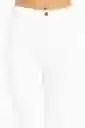 Jeans Mom Fit Blanco