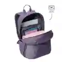 Morral Universitario Porta Pc 14" Trik M Morado Mujer
