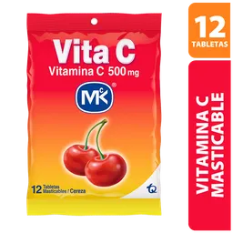 Vita C Mk Vitaminas en Tabletas Masticables Cereza