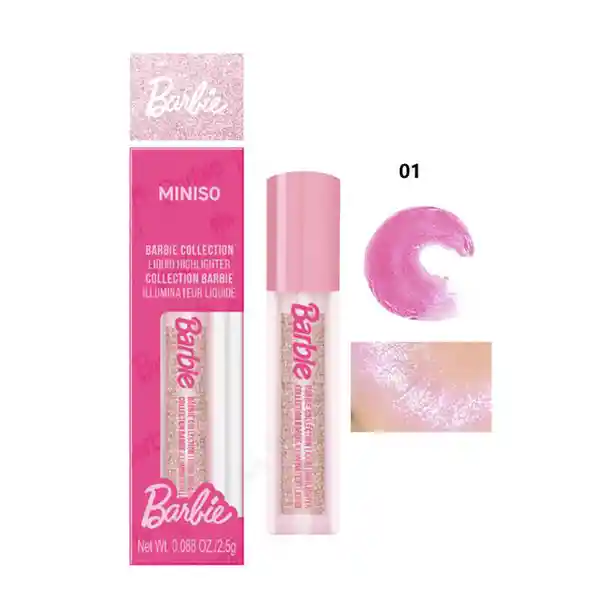 Iluminador Líquido Serie Barbie Tono 01 Miniso