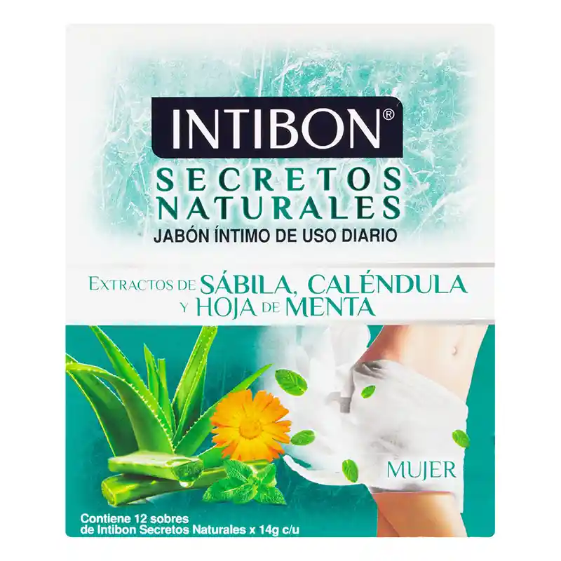 Intibon Jabón íntimo Frescura Natural Display X 12
