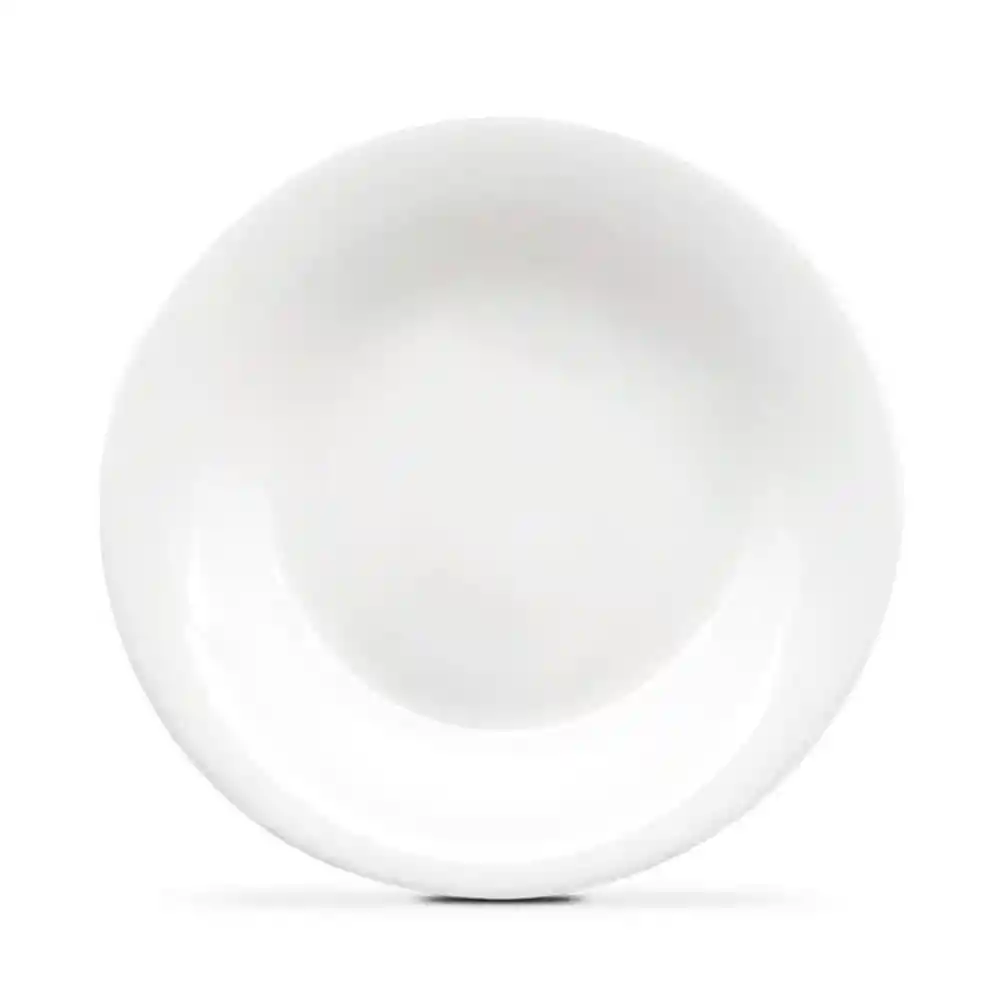Plato Home Elements Ensalada Vitro Blanco