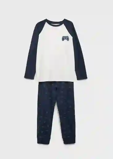 Pijama Pack Gaming Navy Talla 08 Pijamas Mango