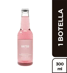 Soda Hatsu Frambuesa & Rosas Botella x 300 mL