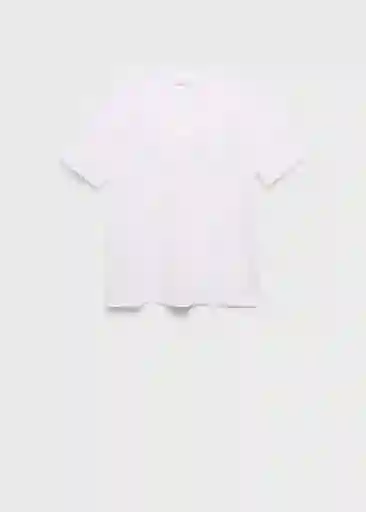 Camiseta Chalspic Blanco Talla S Mujer Mango