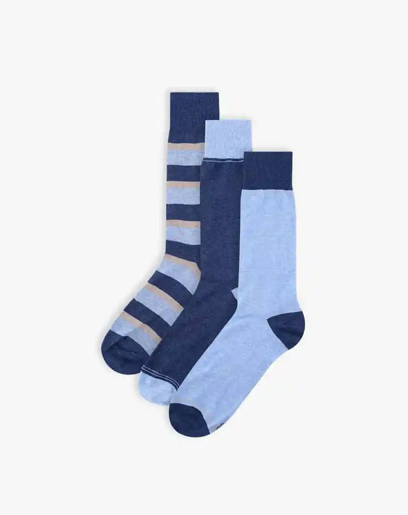 Medias Casuales Largo Masculino Miwor X3 Gef